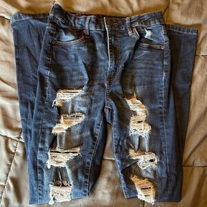 4 - Bluenotes Distressed Skinny Jeans